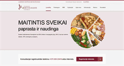 Desktop Screenshot of dietoscentras.lt